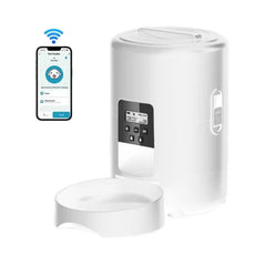 Smart Automatic Pet, Cat & Dog Feeder - 2L, WiFi, LCD & Portion Control