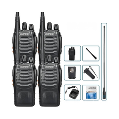 Compact Pack Rechargeable Walkie Talkies — Long Range
