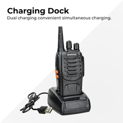 Compact Pack Rechargeable Walkie Talkies — Long Range