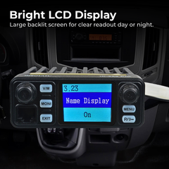 Dual-Band Mobile Radio — Keypad Mic & FM Receiver