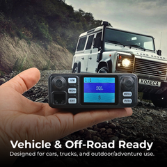 Dual-Band Mobile Radio — Keypad Mic & FM Receiver