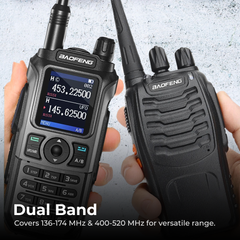 UV-21 PRO V2 Dual-Band Walkie Talkie – 999 Channel Wireless Copy