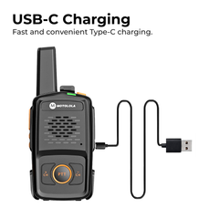 Mini Walkie Talkies — USB-C Rechargeable, Long Range