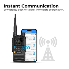 Compact Dual-Band Walkie Talkie — Long Range 2-Way Radio