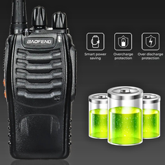 Compact Pack Rechargeable Walkie Talkies — Long Range