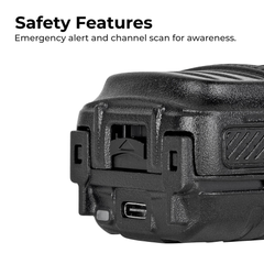 Compact Dual-Band Walkie Talkie — Long Range 2-Way Radio