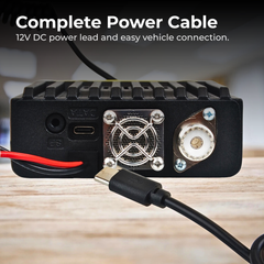 Dual-Band Mobile Radio — Keypad Mic & FM Receiver