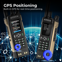 BAOFENG UV-32 10W GPS Bluetooth Dual-Band Walkie Talkie
