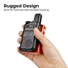 Compact UHF Walkie Talkie 2-Pack — Type-C Fast Charge