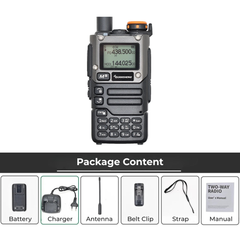 Multi-Band Handheld Walkie Talkie — Type-C Rechargeable