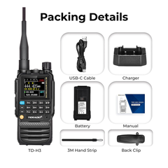 Compact Dual-Band Walkie Talkie — Long Range 2-Way Radio