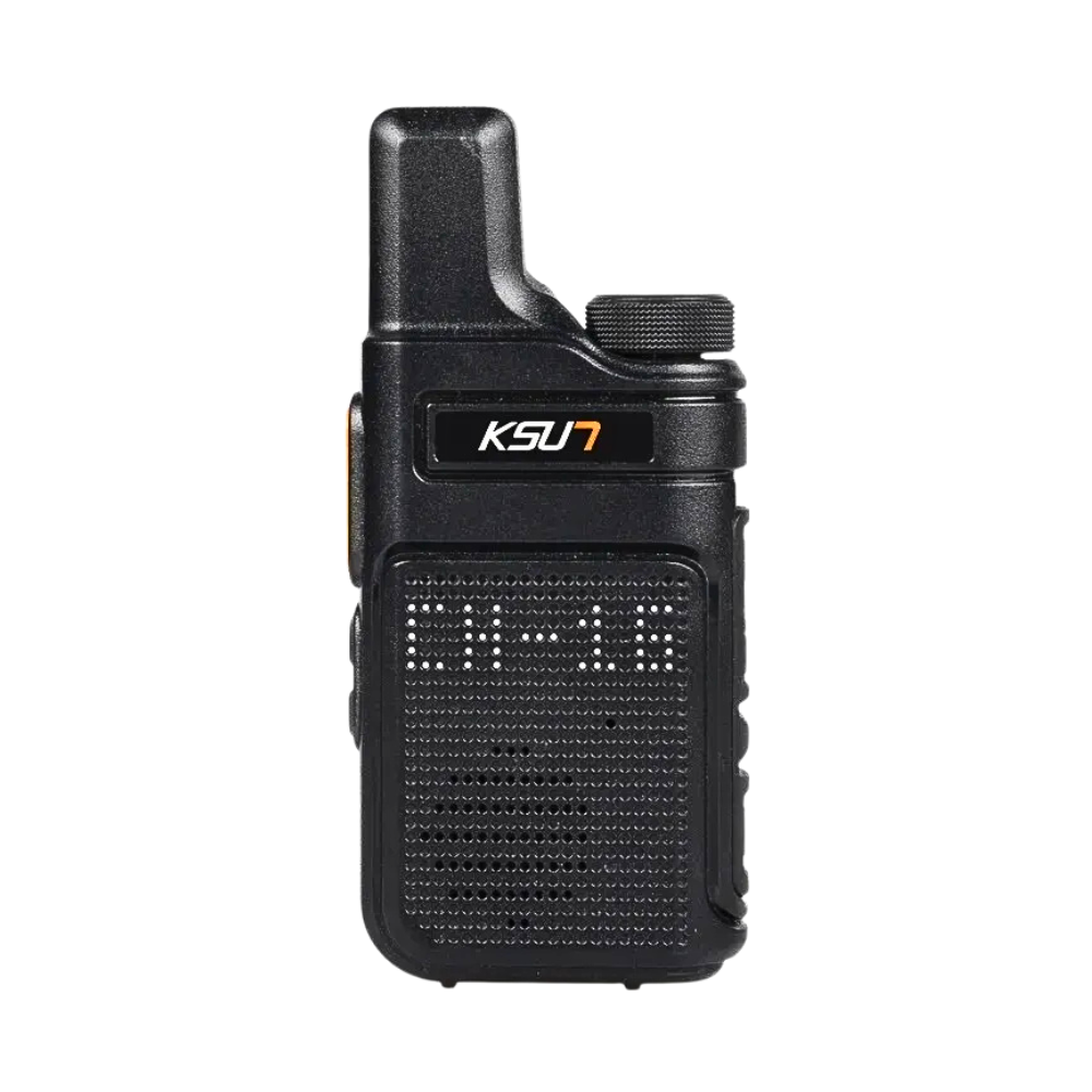 Compact UHF Walkie Talkie 2-Pack — Type-C Fast Charge