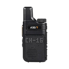 Compact UHF Walkie Talkie 2-Pack — Type-C Fast Charge