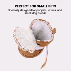 Warm Pet Snow Boots for Dogs – Anti-Slip Winter Shoes