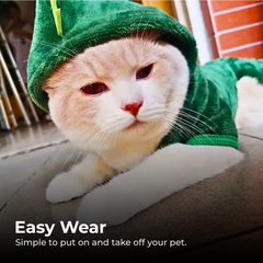 Warm Dino Hoodie for Small Medium Dogs & Cats