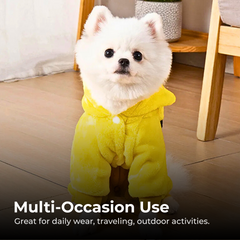 Warm Dino Hoodie for Small Medium Dogs & Cats