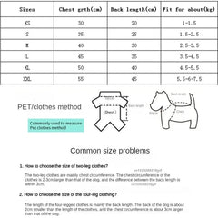 Warm Dog Hoodie Jumpsuit for All Size Dogs
