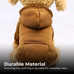 Thick Warm Pet Hoodie for Small Dogs