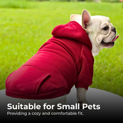 Thick Warm Pet Hoodie for Small Dogs