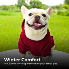 Thick Warm Pet Hoodie for Small Dogs
