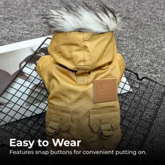 Warm Winter Dog Coat for Small Medium Dogs