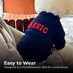 Warm Winter Dog Hoodie Pullover for French Bulldogs