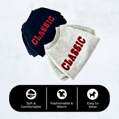 Warm Winter Dog Hoodie Pullover for French Bulldogs