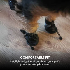Waterproof Anti-Slip Dog Boots with Reflective Straps