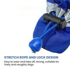 Waterproof Anti-Slip Dog Boots with Reflective Straps