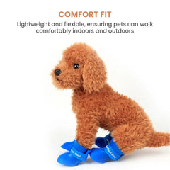 Waterproof Dog Boots — Non-Slip Adjustable Pet Shoes