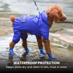 Waterproof Dog Boots — Non-Slip Adjustable Pet Shoes