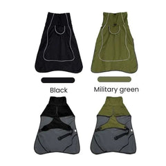 Waterproof Dog Coat with Reflective Design & Warm Lining