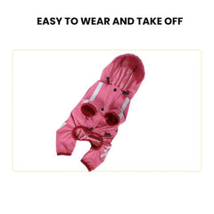 Waterproof Dog Jumpsuit Raincoat – Full Body Pet Outfit