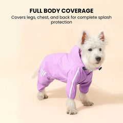 Waterproof Dog Jumpsuit Raincoat – Full Body Pet Outfit