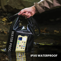 Waterproof Phone Dry Bag – Touchscreen, Strap, IPX6