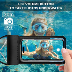 Waterproof Phone Pouch — 30m IPX8 Underwater Case