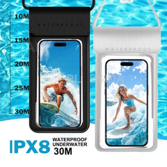 Waterproof Phone Pouch — 30m IPX8 Underwater Case
