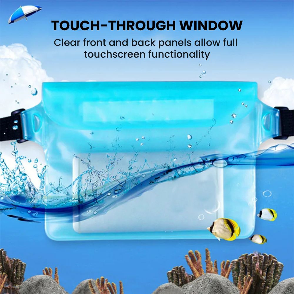 Waterproof Phone Pouch with Lanyard — Universal Fit -  thouch