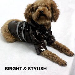 Waterproof Reflective Dog Raincoat — Hooded, Adjustable