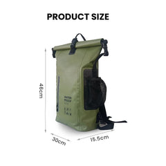 Waterproof Roll-Top Dry Backpack — 30L Outdoor Pack