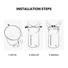 Waterproof Roll-Top Dry Bag — Different Sizes & Colors