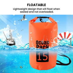 Waterproof Roll-Top Dry Bag — Multiple Sizes & Colors