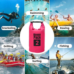 Waterproof Roll-Top Dry Bag — Multiple Sizes & Colors