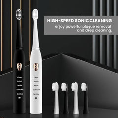 Waterproof Sonic Toothbrush 5 Modes USB Charge for Adults