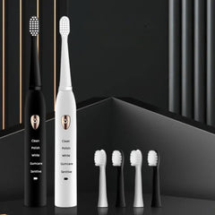 Waterproof Sonic Toothbrush 5 Modes USB Charge for Adults