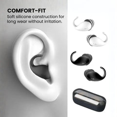 Waterproof Swim Earplugs — 1 Pair Anti-Noise & Soundproof