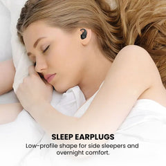 Waterproof Swim Earplugs — 1 Pair Anti-Noise & Soundproof