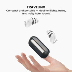 Waterproof Swim Earplugs — 1 Pair Anti-Noise & Soundproof