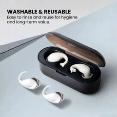 Waterproof Swim Earplugs — 1 Pair Anti-Noise & Soundproof