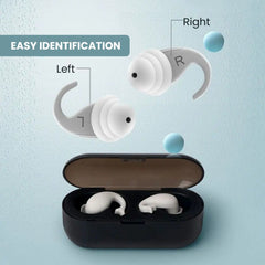 Waterproof Swim Earplugs — 1 Pair Anti-Noise & Soundproof